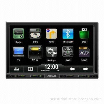 2-DIN 7" WVGA Digital TFT LCD (800 x 480 pixels) In-dash DVD Player